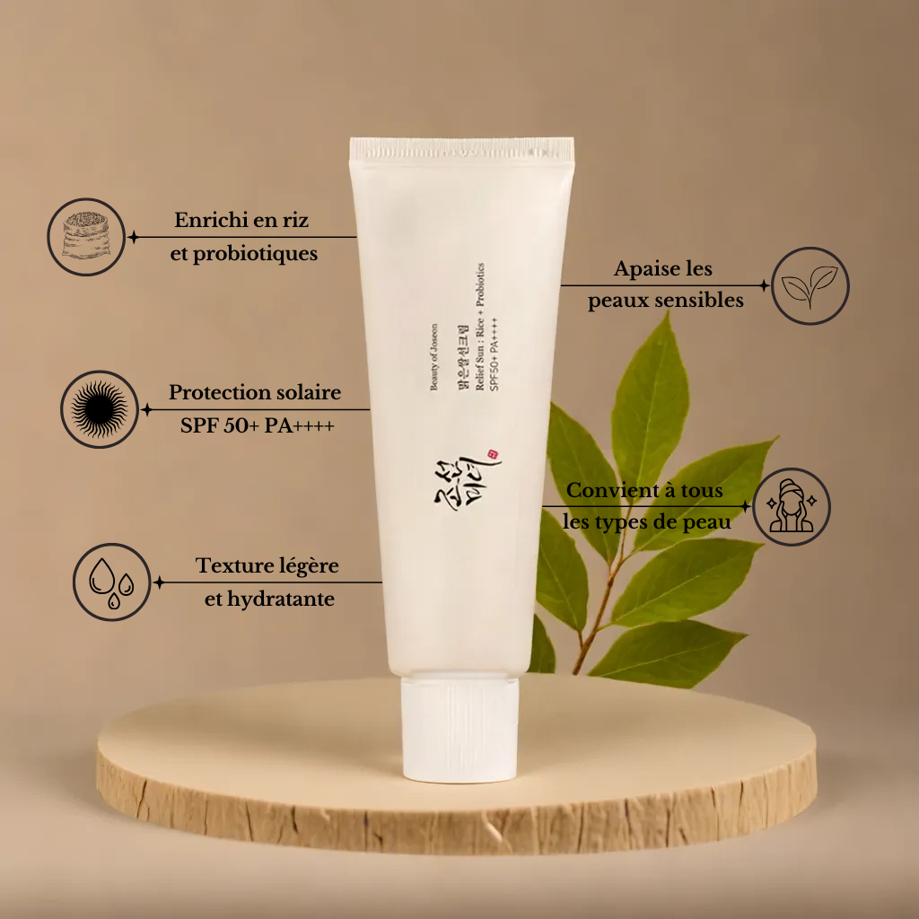 Beauty of Joseon - Relief Sun : Riz + Probiotiques (SPF50+ PA++++)