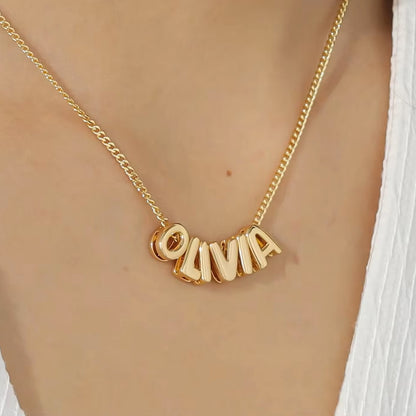 Bubble Name Ketting (1+2 GRATIS)