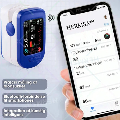 Hermsa™ - Højpræcis, multifunktionel og ikke-invasiv blodsukkermåler