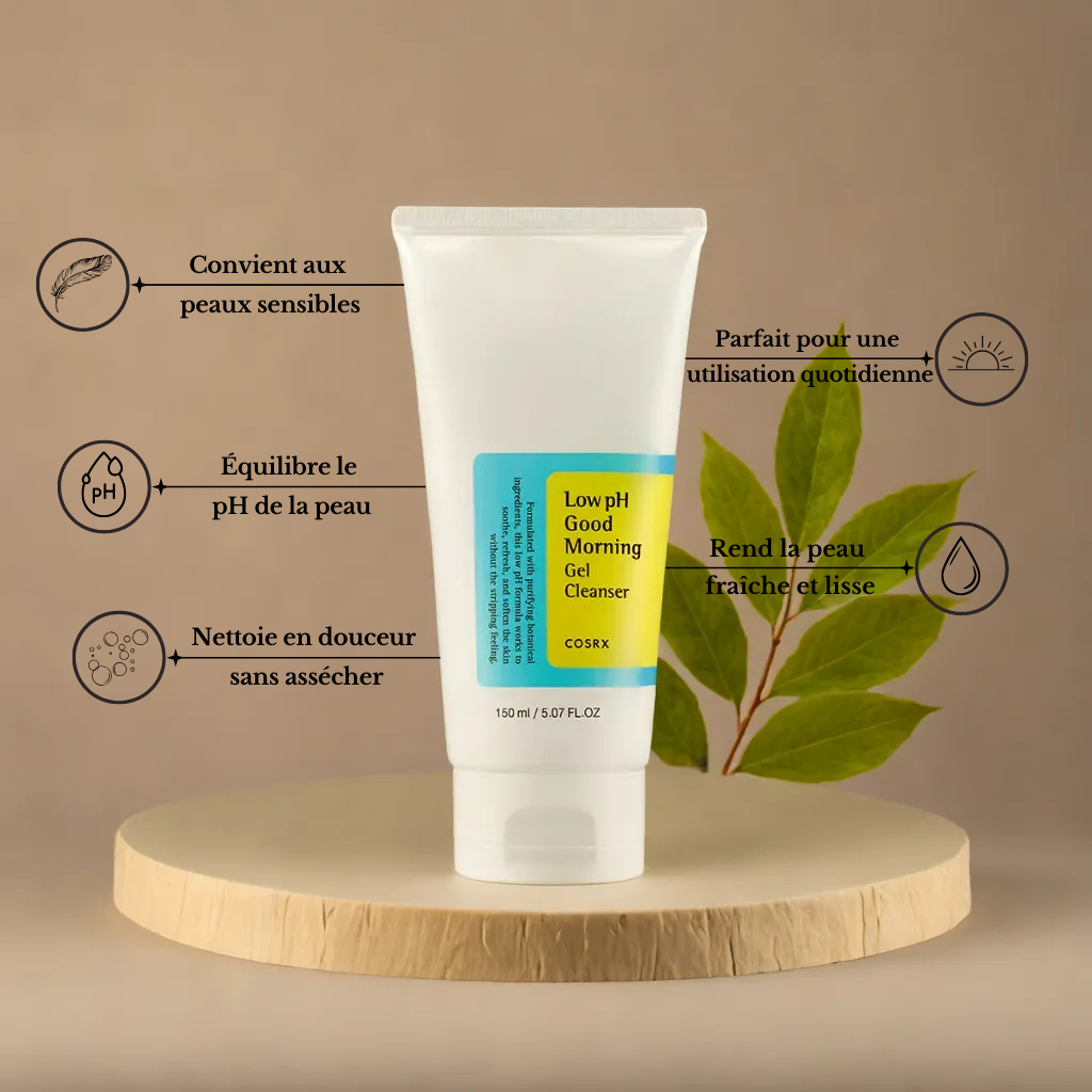 COSRX - Faible pH Bon Matin, gel Nettoyant