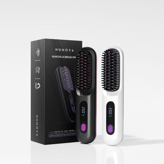 [NEW] Numoya Portable Straightener Brush - GoBrush PRO