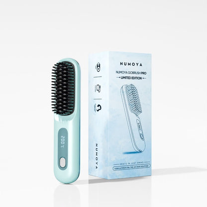 [NEW] Numoya Portable Straightener Brush - GoBrush PRO