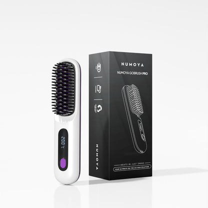 [NEW] Numoya Portable Straightener Brush - GoBrush PRO