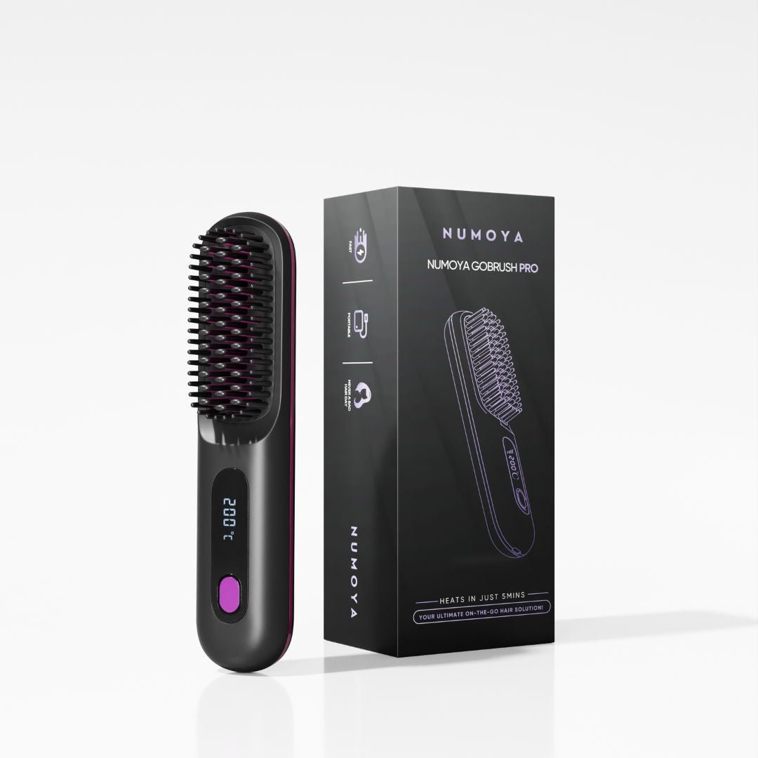 [NEW] Numoya Portable Straightener Brush - GoBrush PRO