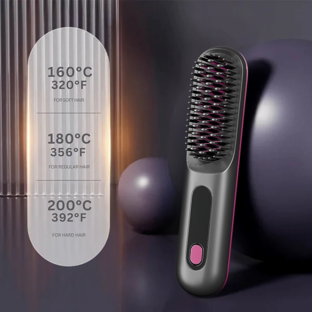 [NEW] Numoya Portable Straightener Brush - GoBrush PRO