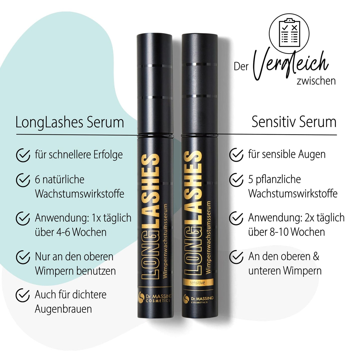 Long Lashes Wimpernserum und Augenbrauenserum